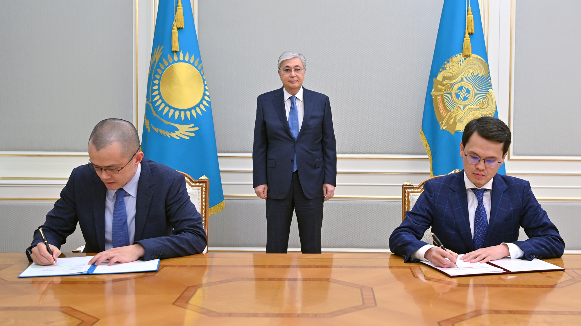 The Ministry of Digital Development, Innovation and Aerospace Industry and Binance signed a Memorandum on Cooperation in the presence of President President Tokayev