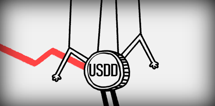 USDD Loses Its Peg Again, Struggles With The Low Demand