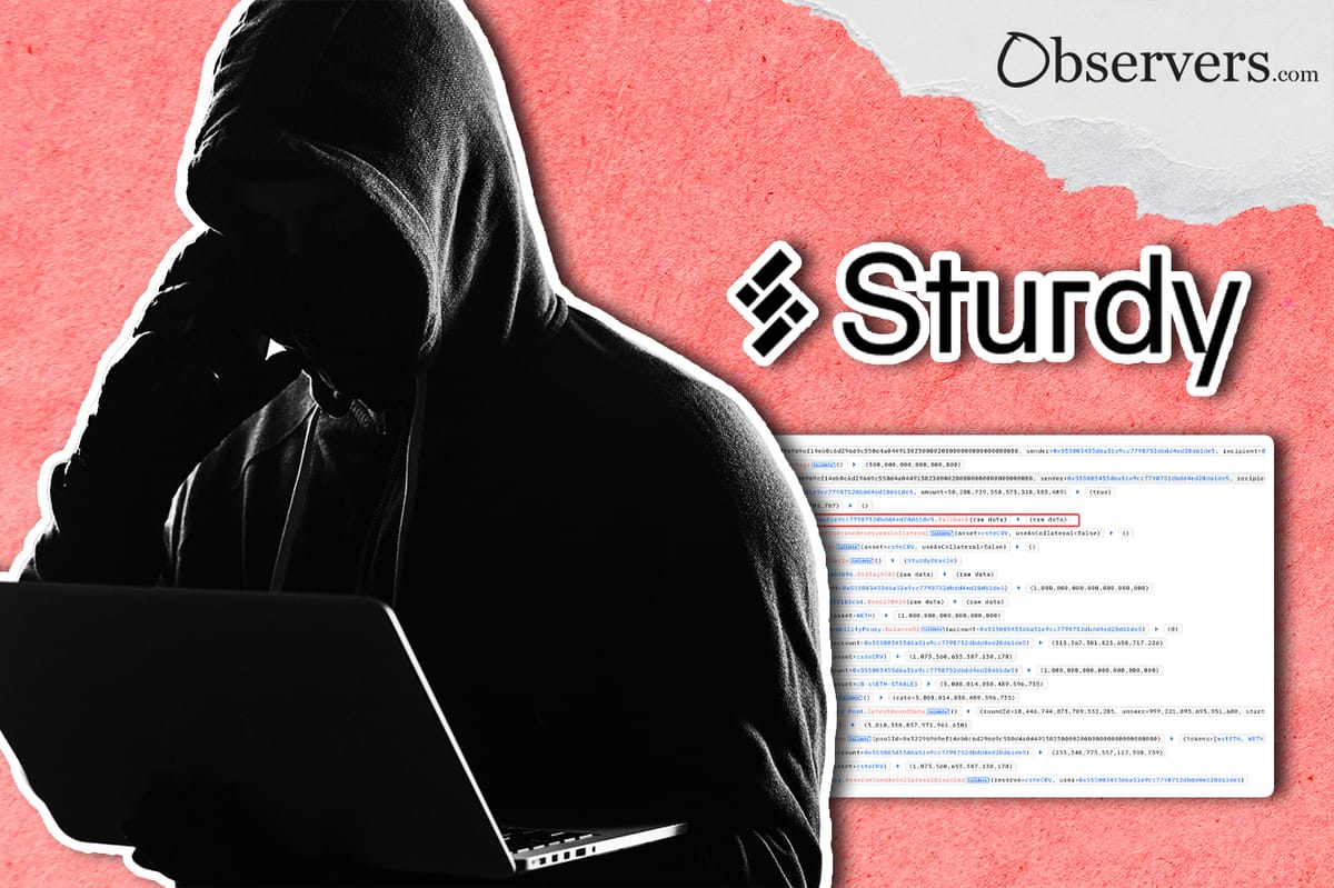 DeFi Lending Protocol Sturdy Finance Hacked Using Vulnerability in Another DeFi Project, Balancer