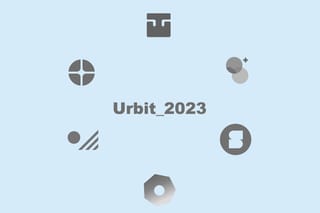 Urbit logos with sign "Urbit_2023"