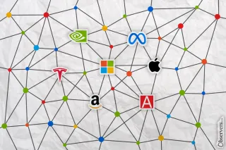 US equity stock in the blockchain mesh