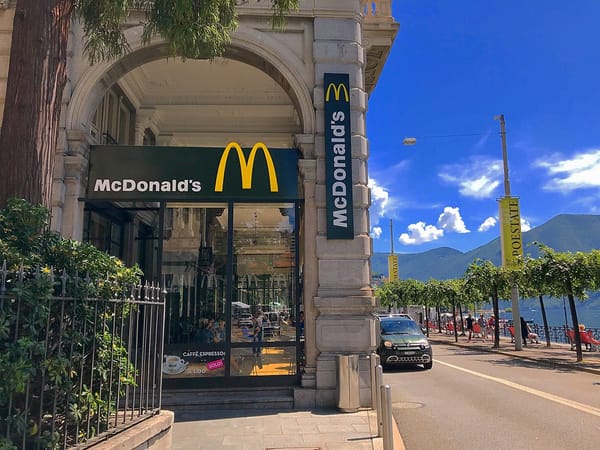 McDonalds Lugano Switzerland. Source: Wikimedia